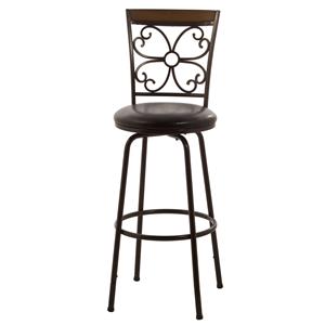 Hillsdale Metal Stools Garrison Swivel Counter/ Bar Stool